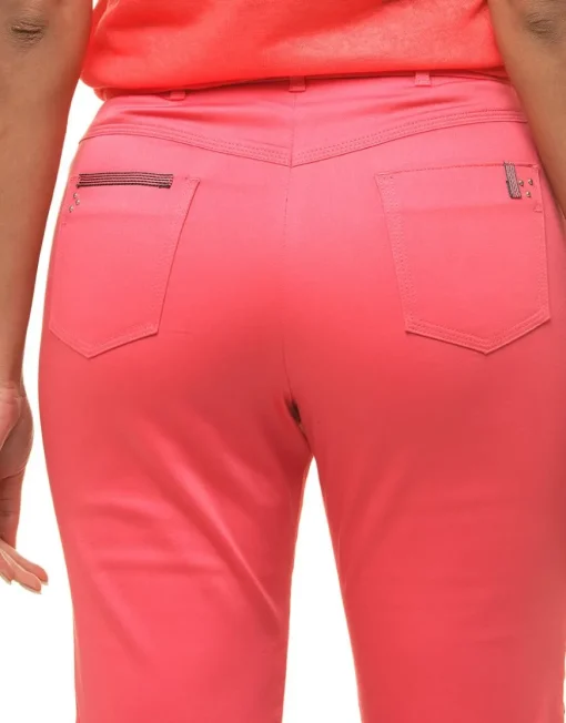 Bermuda coton corail