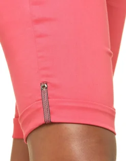 Bermuda coton corail