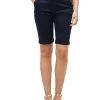 Bermuda coton marine
