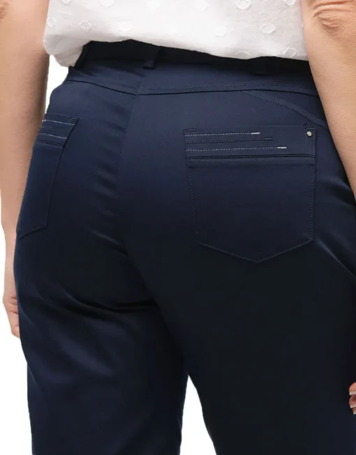 Bermuda coton marine