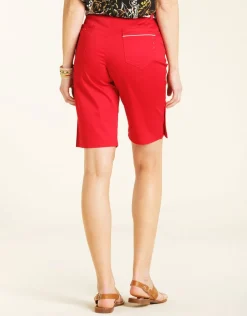 Bermuda coton rouge
