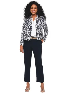 Blazer imprimé marine
