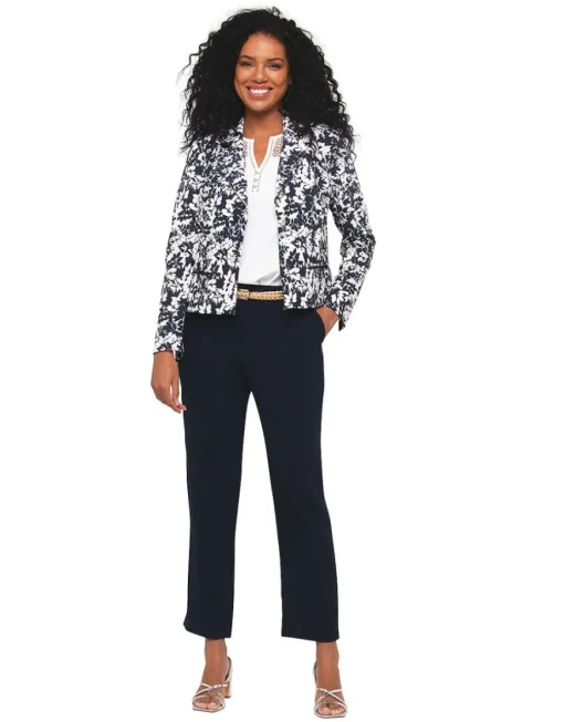 Blazer imprimé marine
