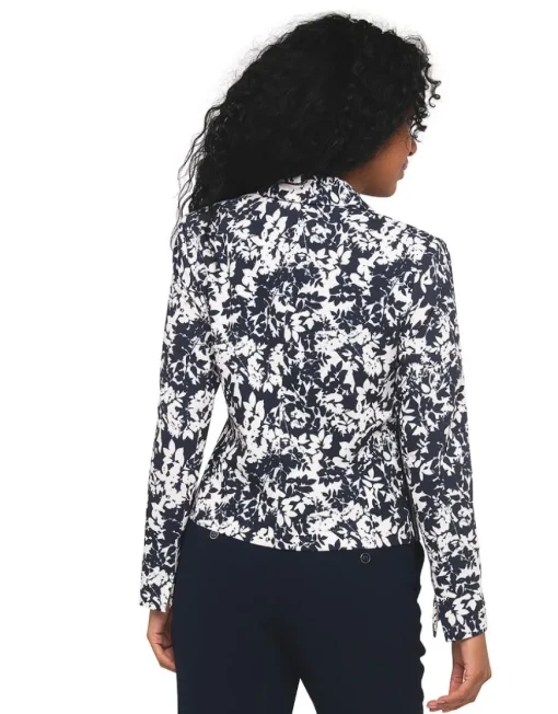 Blazer imprimé marine