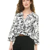 Blouse 100% coton blanc