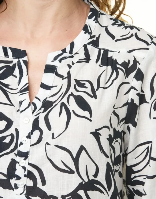 Blouse 100% coton blanc