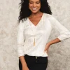 Blouse bijoux blanc