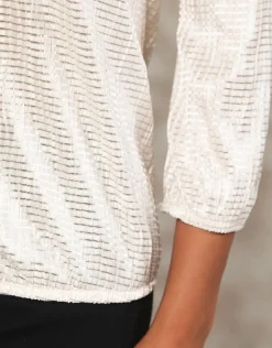 Blouse bijoux blanc