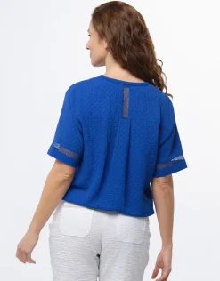 Blouse bleu roi