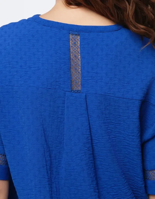 Blouse bleu roi