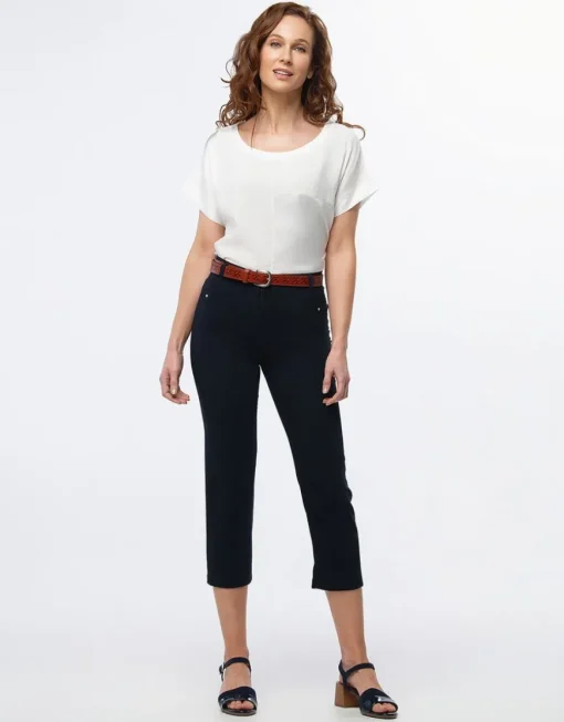 Blouse chic bi-matière