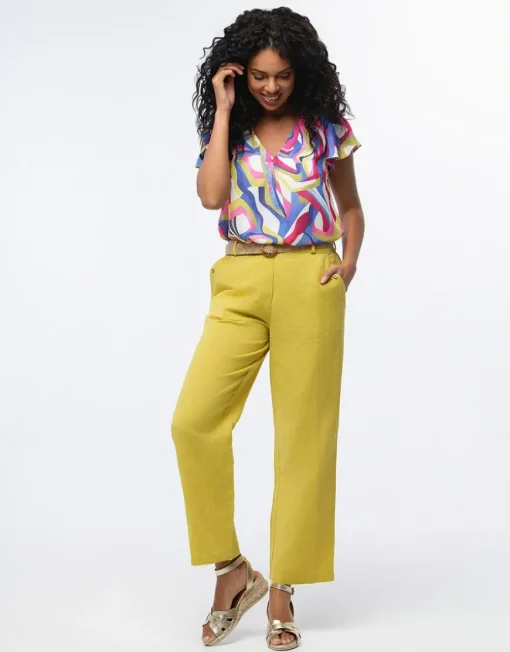 Blouse chic multicolore