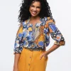 Blouse coton imprimé