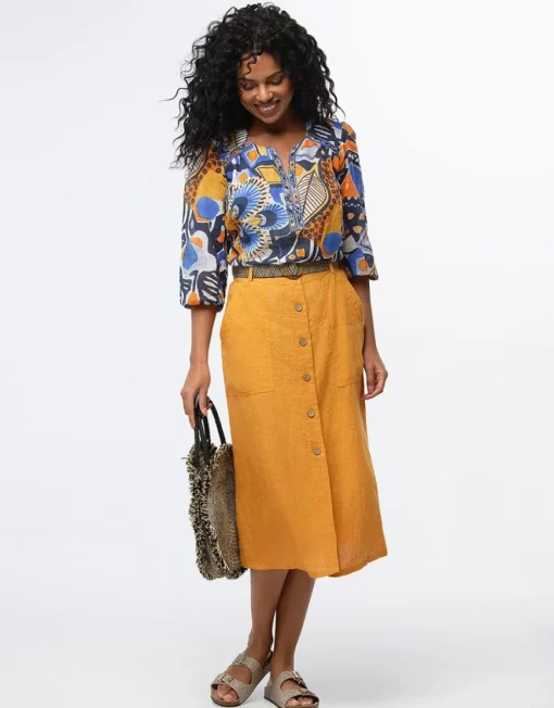 Blouse coton imprimé