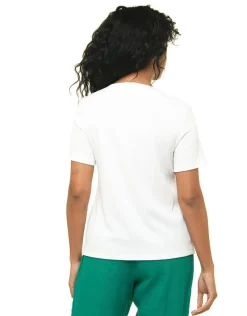 Blouse creponnée écru