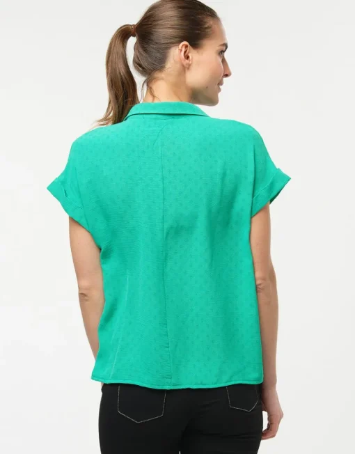 Blouse fluide menthe
