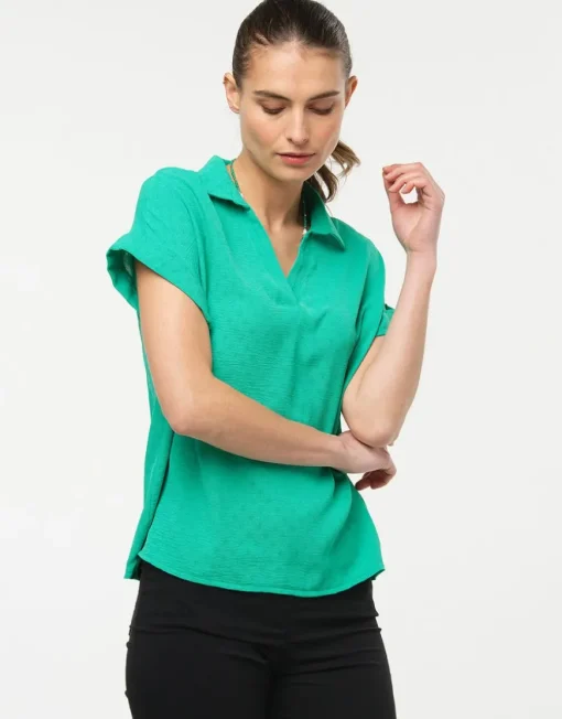 Blouse fluide menthe
