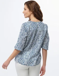 Blouse imprimé aztèque
