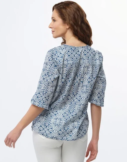 Blouse imprimé aztèque