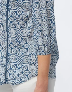 Blouse imprimé aztèque