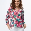 Blouse imprimé rose