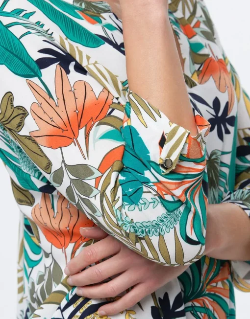 Blouse imprimé tropical