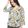 Blouse imprimée blanc