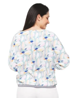 Blouse imprimée pastel