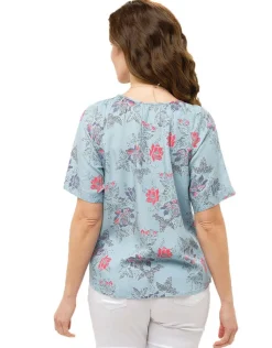 Blouse lyocell bleu ciel