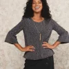 Blouse pailletée nuit