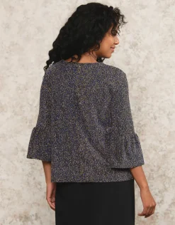 Blouse pailletée nuit