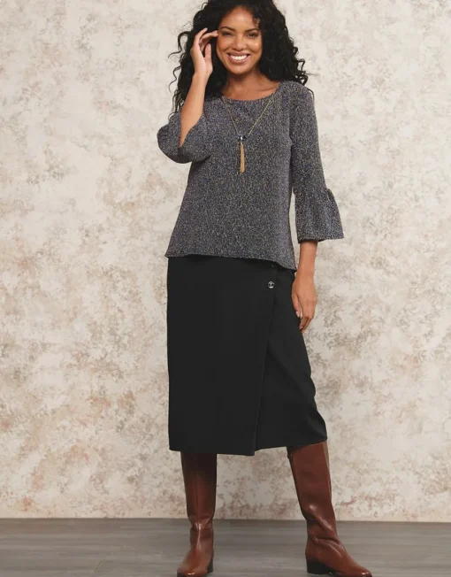 Blouse pailletée nuit