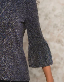 Blouse pailletée nuit