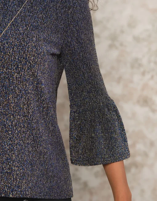 Blouse pailletée nuit