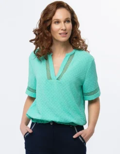 Blouse vert menthe