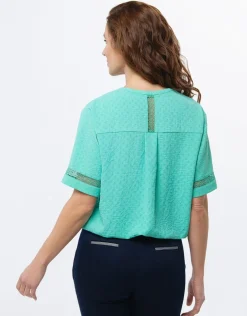 Blouse vert menthe