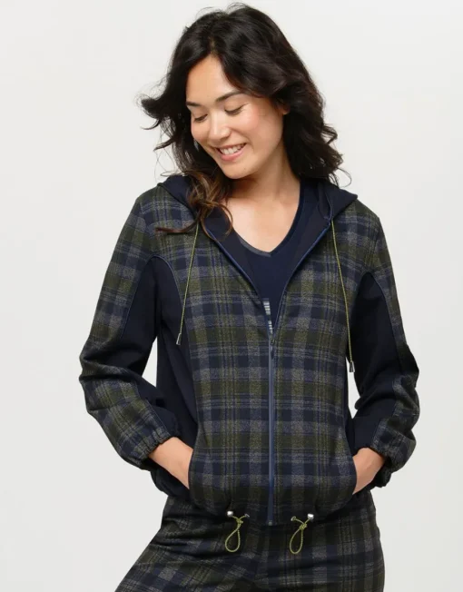 Blouson marine écossais