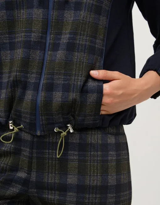 Blouson marine écossais