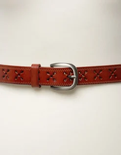 Ceinture cuir marron