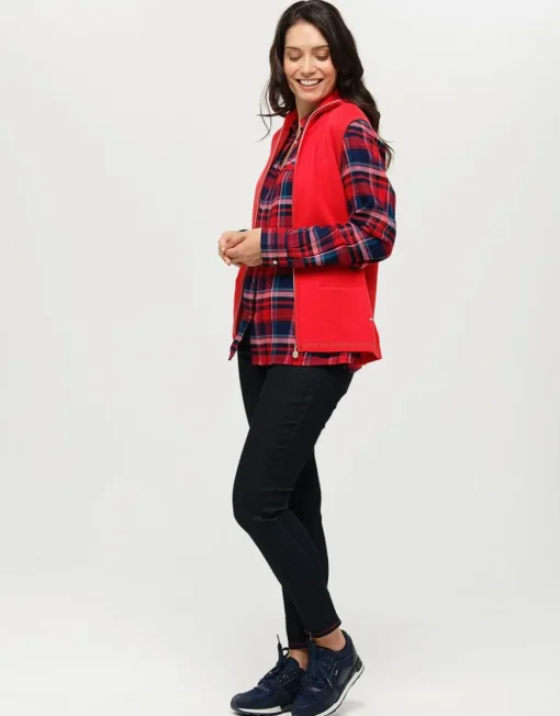 Chemise carreaux rouge