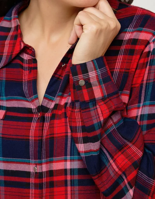Chemise carreaux rouge