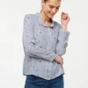 Chemise rayée hirondelles