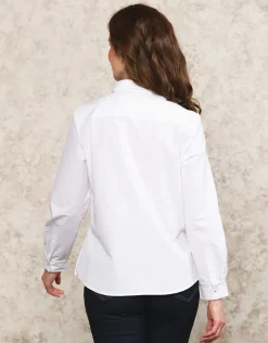 Chemisier blanc coton