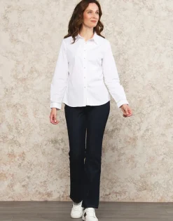 Chemisier blanc coton