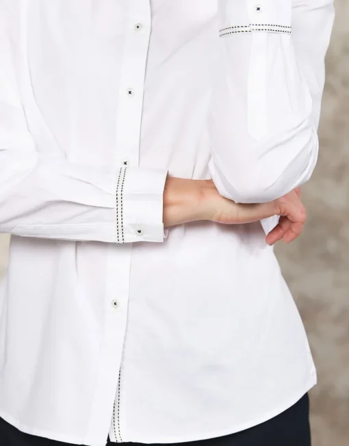 Chemisier blanc coton