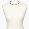 Collier ras-du-cou noir