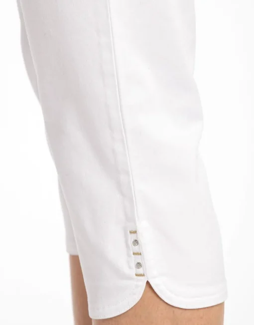 Corsaire blanc stretch
