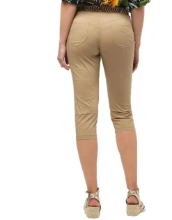 Corsaire coton taupe