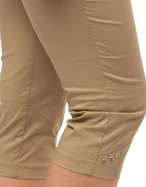 Corsaire coton taupe
