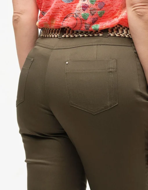 Corsaire kaki coton